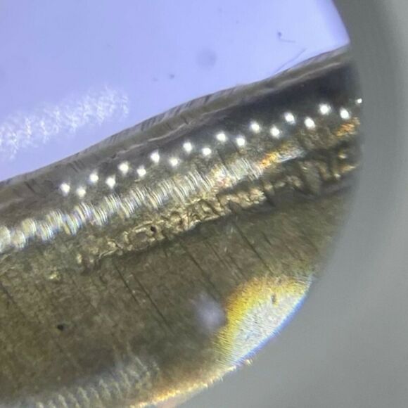 Meat Fork Vintage Montagnani Italy Ornate Gold Tone Decorative Serving 7" - Picture 10 of 16